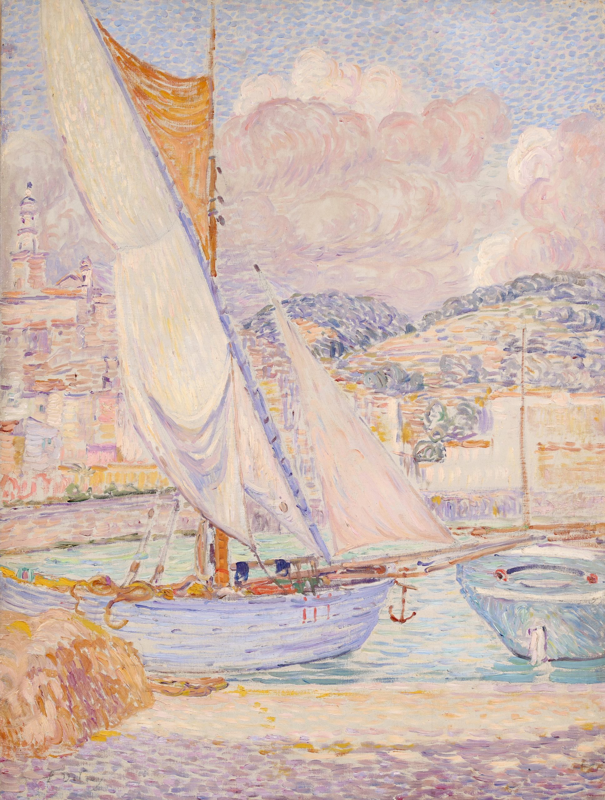 Boats in the harbour - Menton